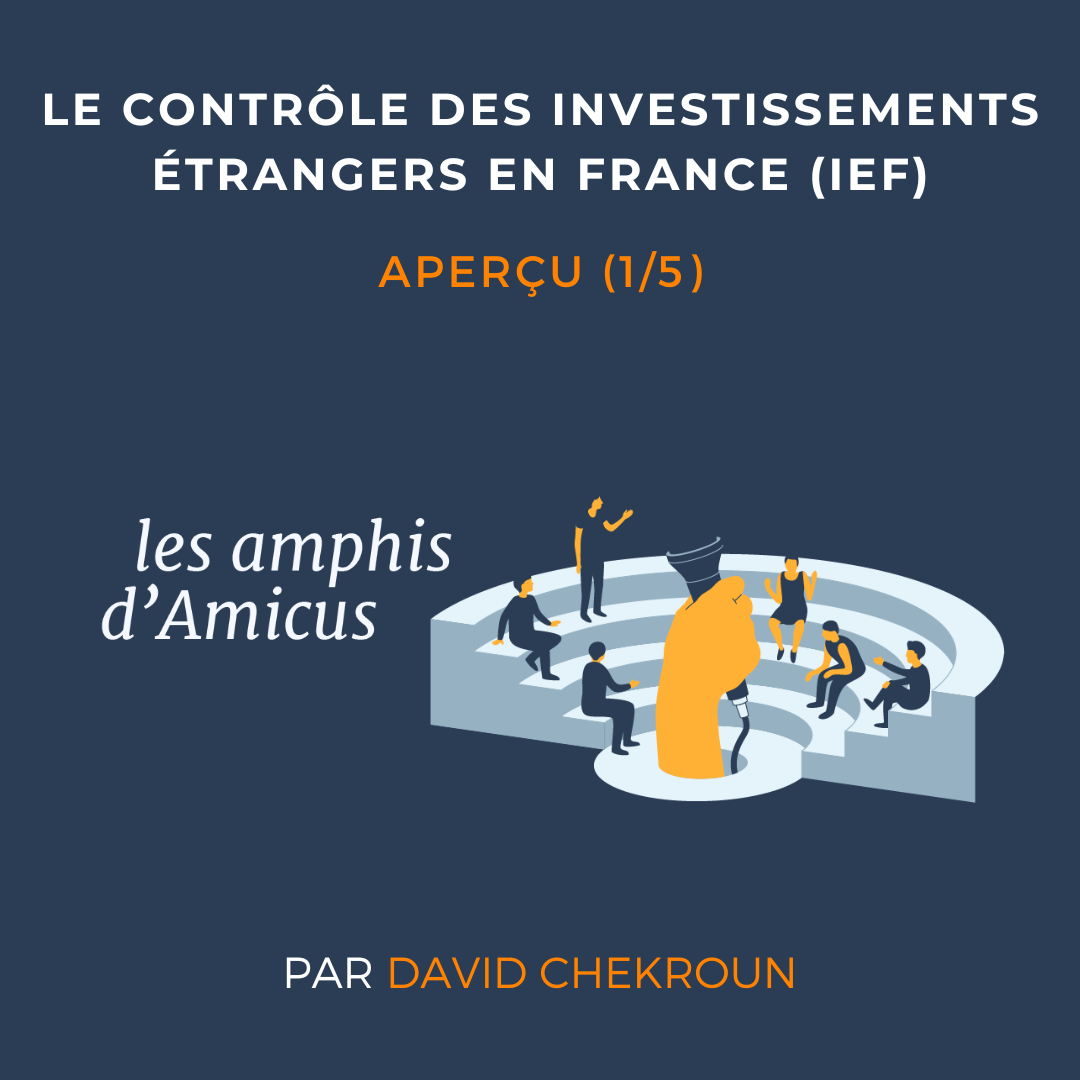 Le contrôle des investissements étrangers en France – Un nouvel équilibre (2/5)