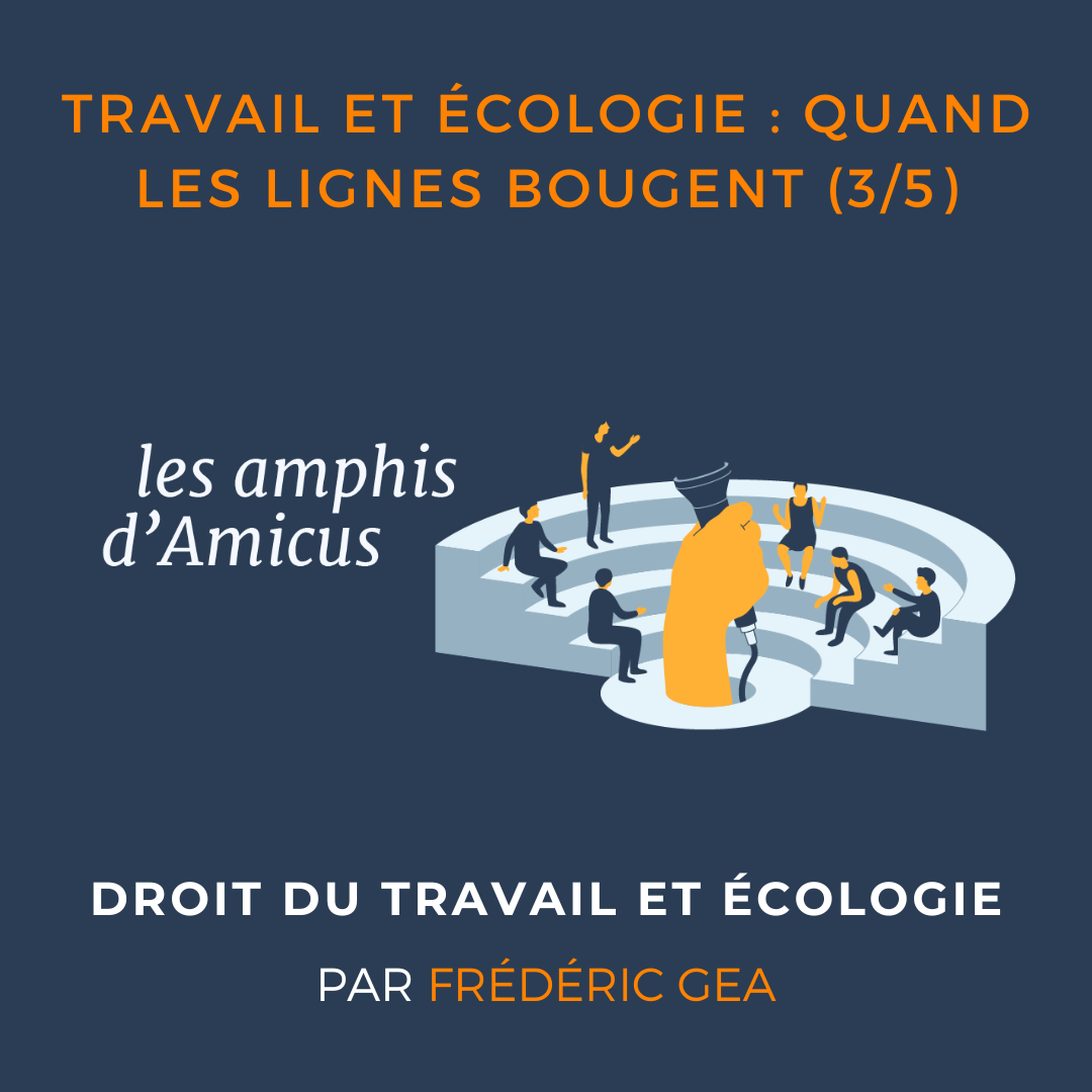 Droit du travail et écologie – Quand les lignes bougent par Frédéric Géa (3/5)