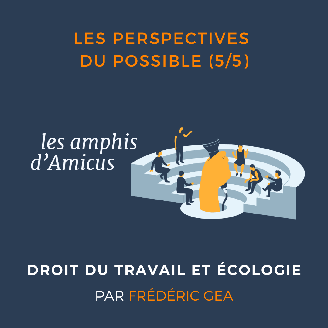 Droit du travail et écologie – Les perspectives du possible par Frédéric Géa (5/5)