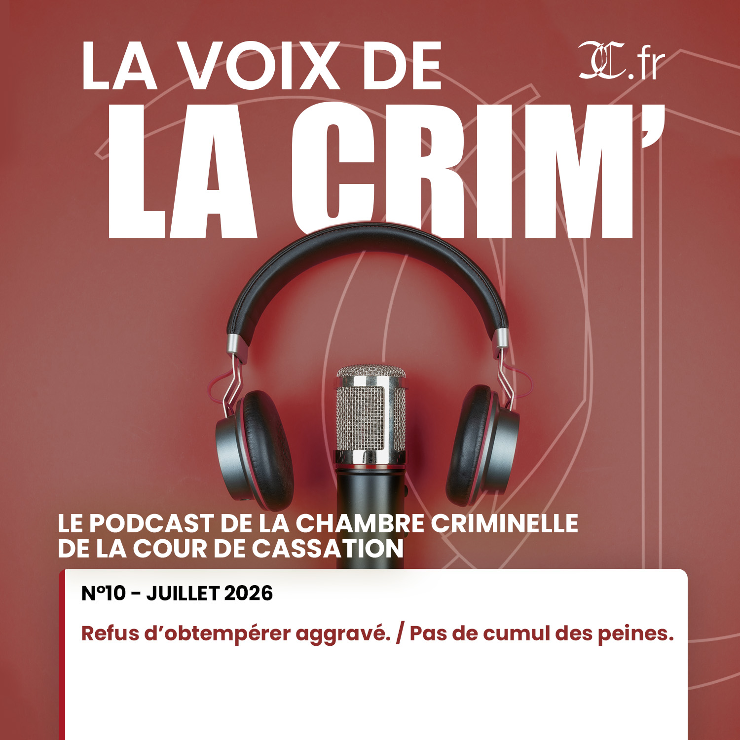 La Voix de la Crim’ N° 10 – juillet 2026 episode artwork